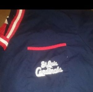 St. Louis cardinal scrub top